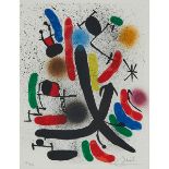 Joan Miró (1893–1983), ONE PLATE (FROM 'MIRO LITHOGRAPHE I'), 1972 [MOURLOT 856; CRAMER BOOKS, 160],