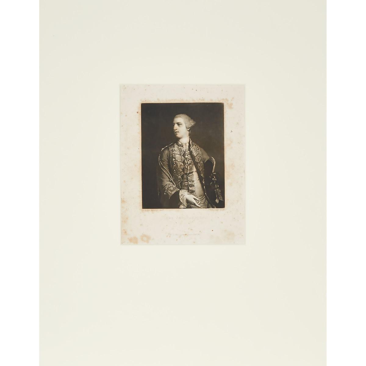 Samuel William Reynolds the Elder (1773-1835) After Joshua Reynolds (1723-1792), LORD SOUTHAMPTON, 1 - Image 3 of 9