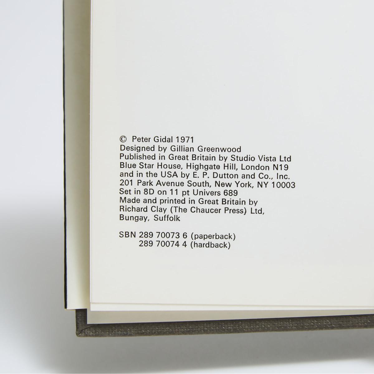 Andy Warhol (1928–1987), ANDY WARHOL - FILMS AND PAINTINGS BY PETER GIDAL, 1971, First edition, auto - Image 3 of 3