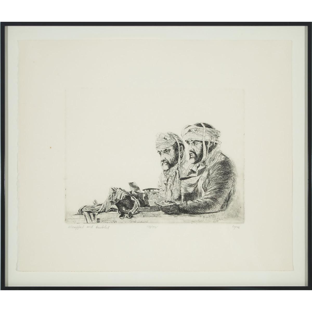 Ivan Kenneth Eyre (1935-), WRAPPED AND BUCKLED, 1978, Etching; signed, titled and numbered 10/75 in - Image 2 of 3