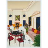 Fanch Ledan (1949-), LE SALON MATISSE, 1993, Colour lithograph; signed and numbered 67/350 in pencil