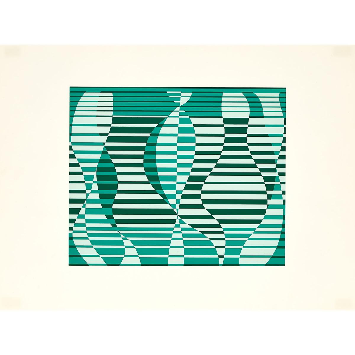 Josef Albers (1888–1976), FROM FORMULATION: ARTICULATION PORTFOLIO I, FOLDER II, 1972, Colour silksc