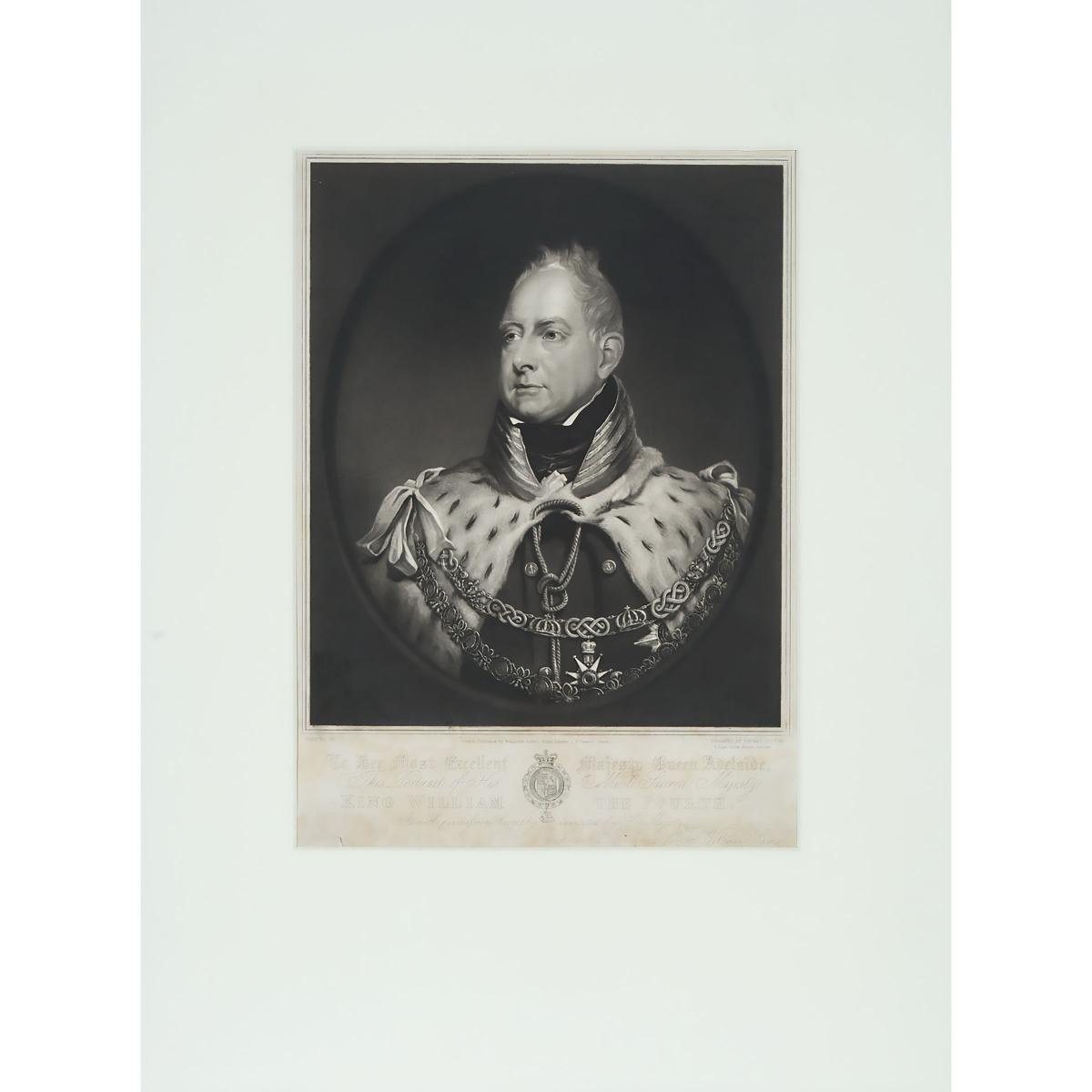 Thomas Lupton (1791-1873), KING WILLIAM THE FOURTH, Mezzotint with letters Together with: Giova - Image 3 of 9