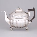 American Silver Teapot, John Wesley Forbes, New York, N.Y., c.1810, height 8.3 in — 21 cm