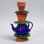 Evelyn Grant, Teapot Sculpture, 1994, height 15 in — 38 cm