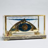 English 'Congreve' Timepiece by Sinclair Harding, late 20th century, 8.25 x 14.5 x 7.5 in — 21 x 36.