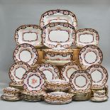 Royal Crown Derby 'Imari' (3653 and 5126) Pattern Service, 20th century, largest platter length 16.9