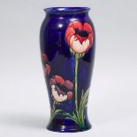 Moorcroft Poppy Vase, c.1925, height 14.4 in — 36.7 cm