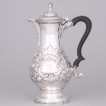 George III Silver Hot Water Pot, Charles Wright, London, 1779, height 10.9 in — 27.7 cm