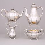 Victorian Silver Assembled Tea and Coffee Service, Edward, Edward Jr., John & William Barnard and Be