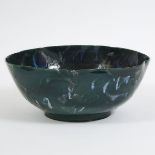 Kayo O'Young (Canadian, b.1950), Large Green and Blue Glazed Bowl, 1993, height 6.7 in — 17 cm, diam