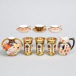 Group of Royal Crown Derby Small Articles, mainly 20th century, jug height 3.1 in — 8 cm (11 Pieces)