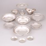 Group of North American Silver, 20th century, largest diameter 8.6 in — 21.8 cm (12 Pieces)