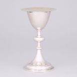 French Silver Parcel-Gilt Chalice and Paten, Berger & Nesme, Lyon, c.1900, height 9.1 in — 23 cm, di