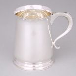 English Silver Mug, Olivant & Botsford, London, 1930, height 4.4 in — 11.3 cm