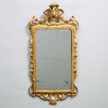 George III Giltwood Mirror, c.1770, 39 x 19.5 in — 99.1 x 49.5 cm