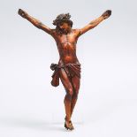 Hispano Flemish Carved Boxwood Corpus Christi, 18th century, 12.75 x 10.2 in — 32.4 x 26 cm