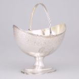 George III Silver Sugar Basket, Alexander Field, London, 1799, height 7.1 in — 18 cm