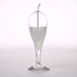 Studio Glass Oil Lamp, 1989, height 8.4 in — 21.4 cm