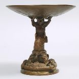 French Animalier Bronze Tazza, Christophe Fratin (1801-1864), height 6 in — 15.2 cm, diameter 6.5 in