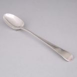 George III Irish Silver Old English Pattern Serving Spoon, J.E. Ash, Dublin, 1788, length 11.2 in —