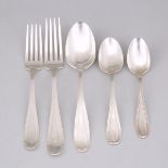 Canadian Silver ‘Stratford’ Pattern Flatware, Roden Bros., Toronto, Ont., early 20th century (43 Pie