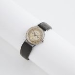 Movado Triple Date Wristwatch, circa 1950; reference #14776; 32.0mm; case #A476558; 15 jewel cal. 47