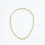 Goharbin 18k Yellow And White Gold Necklace, set with 29 brilliant cut diamonds (approx. 1.85ct.t.w.