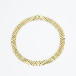 Italian 18k Yellow Gold Grain De Riz Necklace