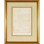 Edward Montagu, 2nd Earl of Sandwich Signed Letter, July 24, 1664, sheet 29.5 x 20.5 in — 74.9 x 52.