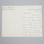 Theodore Roosevelt Autograph Letter Signed, to Douglas Brymner, Feb. 21st, 1889, 6.9 x 8.9 in — 17.5