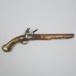 Georgian Long Flintlock Pistol, c.1800, length 19 in — 48.3 cm