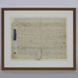 George II Parchment Indenture Between John & Nicholas Mason of Barrow Upon Soar, Leicestershire Coun