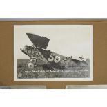 WWI Aviation Interest: Collection of Photographs of Canadian, American, French Flying Aces, Biplanes