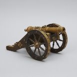 Model of a Napoleonic Russian Tula Arsenal Field Cannon, early-mid 20th century, length 12.5 in — 31