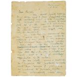 Mohandas Karamchand Gandhi (Mahatma Gandhi) (1869-1948) Letter Signed, To Diwan Sir Mirza Ismail, Pe