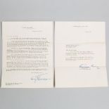 President Harry Truman Autopen Signed Letter, September 26, 1949, 10.5 x 8.5 in — 00 x 21.6 cm (2 Pi