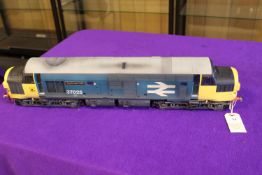 A Gauge One, 45mm, BR Class 37 Co-Co diesel locomotive constructed from an RJH kit. 'Inverness