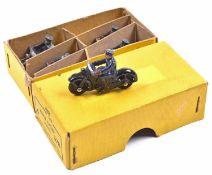 A scarce Dinky Toys Trade Pack for '6 Motor Cyclist Police 37B'. Containing 5 examples, in dark blue