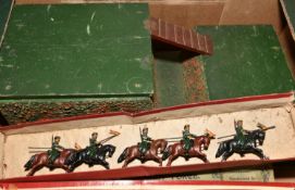 2x Britains sets. A 1902 British Expeditionary Force Cavalry set (159), comprising 5x mounted
