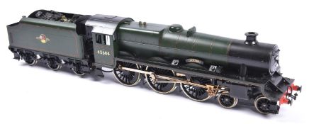 An O Gauge, 32mm, BR Jubilee Class 4-6-0 locomotive by Fulgurex, Switzerland for 2-rail running. A