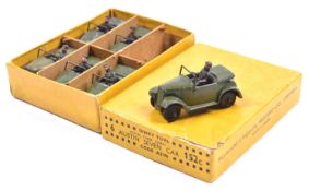 A rare Dinky Toys Trade Pack for '6 Royal Tank Corps Austin Seven Car 152C'. Containing 6