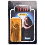 A Kenner Star Wars Return of the Jedi Bib Fortuna vintage 3.75" figure. On a sealed 1983 unpunched