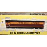 A Gauge One, 45mm, Aristo-Craft Trains American outline SD45 Co-Co diesel locomotive. A well