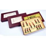 3 1980's Britains boxed sets. The 22nd Cheshire Regiment (5189) 10 pieces. The Royal Marines (