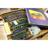 A French Hornby O gauge 'Train Hornby OBBV Le Mistral' set. Comprising a 3-rail electric Bo-Bo