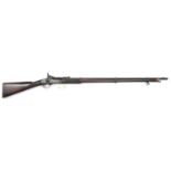 A ,577” Volunteer 3 band Snider rifle by Jas Kerr & Co, 54½” overall, barrel 36” with London proofs,