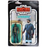 A Kenner Star Wars The Empire Strikes Back Bespin Security Guard vintage 3.75" figure. On a sealed