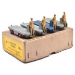A scarce Dinky Toys Trade Pack for '6 Electric Truck 14A'. Containing 4 examples, 3 in shades of
