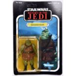 A Kenner Star Wars Return of the Jedi Gamorrean Guard vintage 3.75" figure. On a sealed 1983